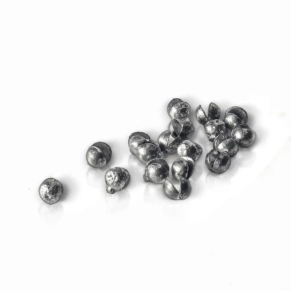 300pcs Fishing Round Split Ring Fishing Lead Sinker For Float Tackle Good Accessories