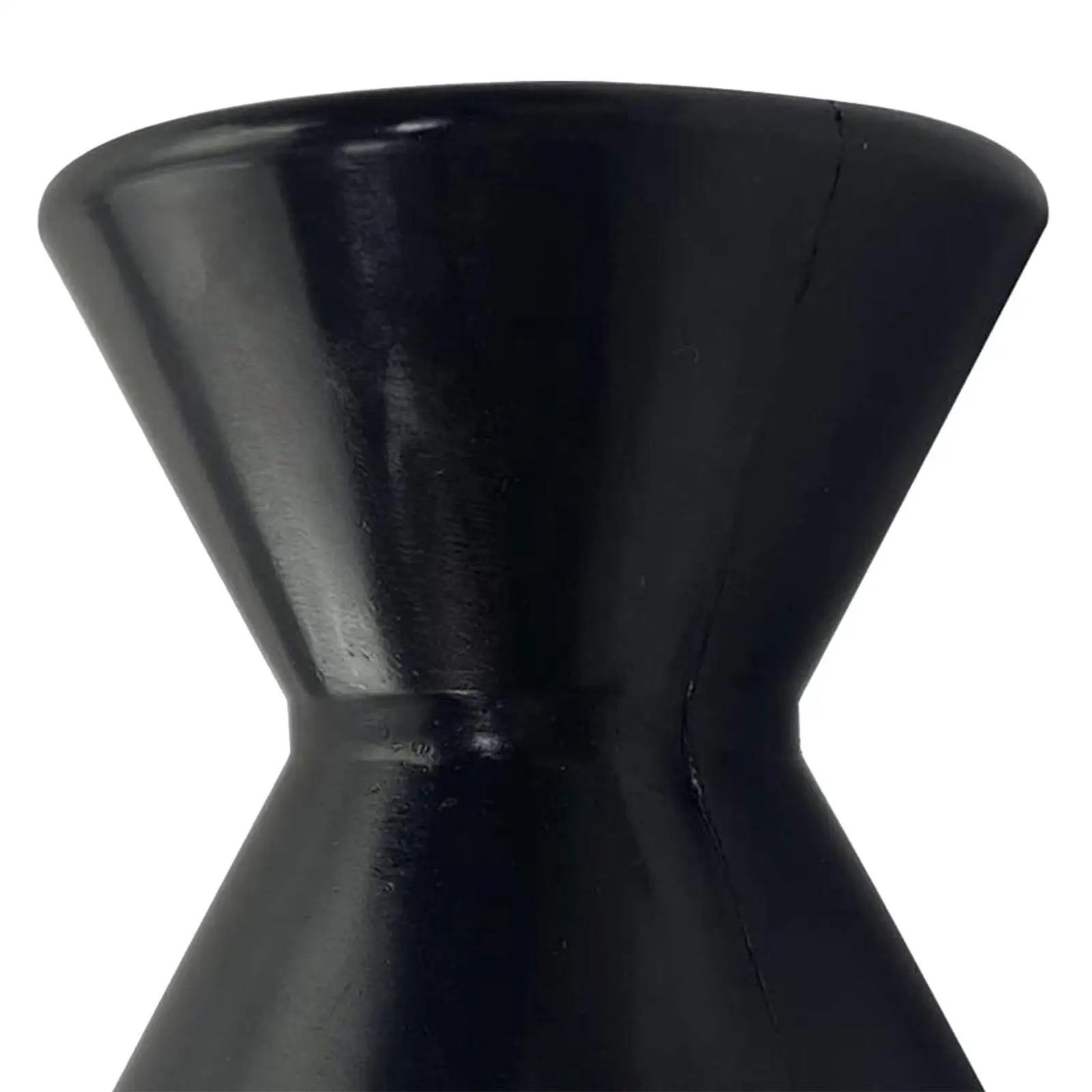 Bow Roller 3.5" Durable Professional Replace Parts Black Spare Parts High Performance Rubber Bow Roller Accessories