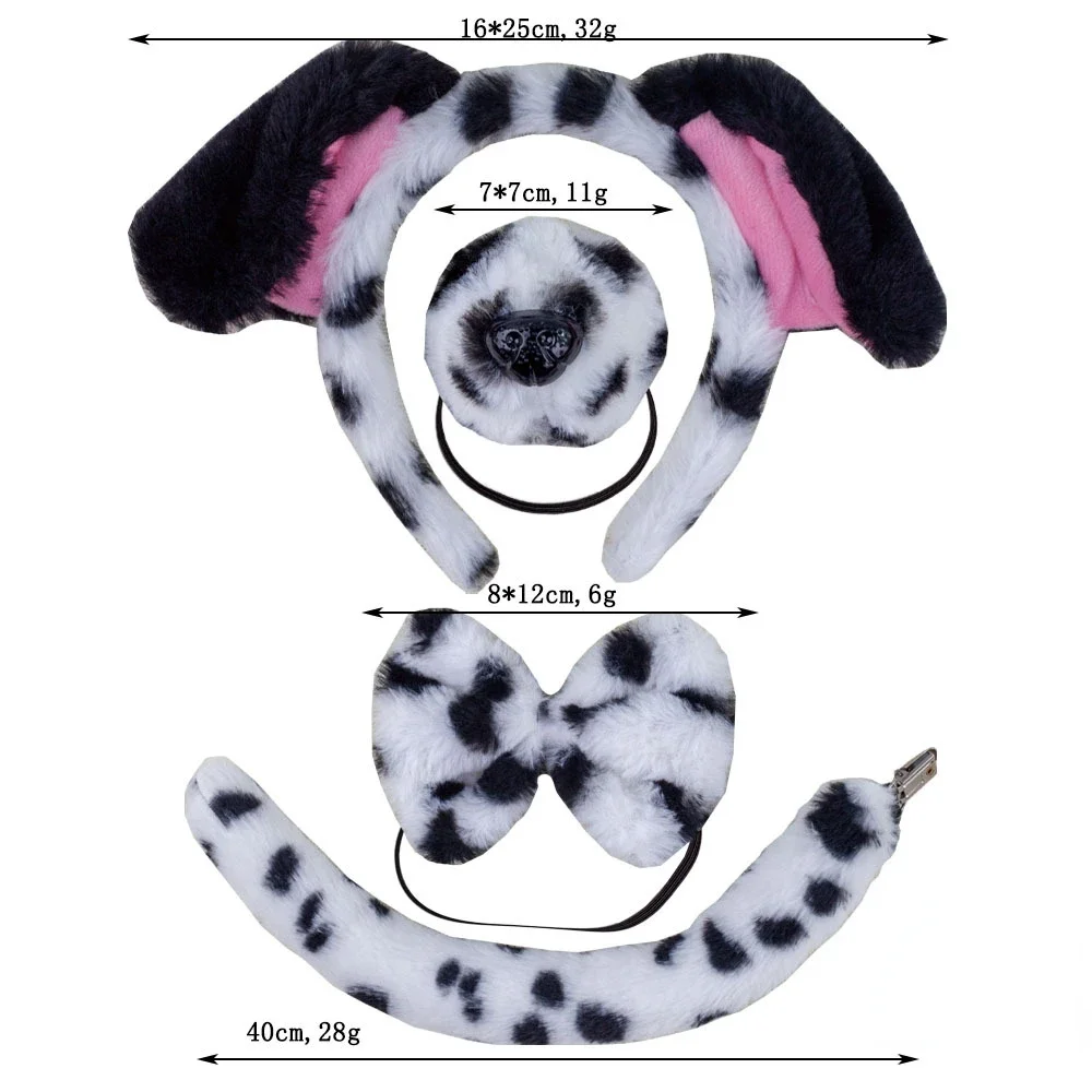 Fascia Orecchie Da Dalmata - Copricapo Divertente Per Feste E Cosplay - Foto 10