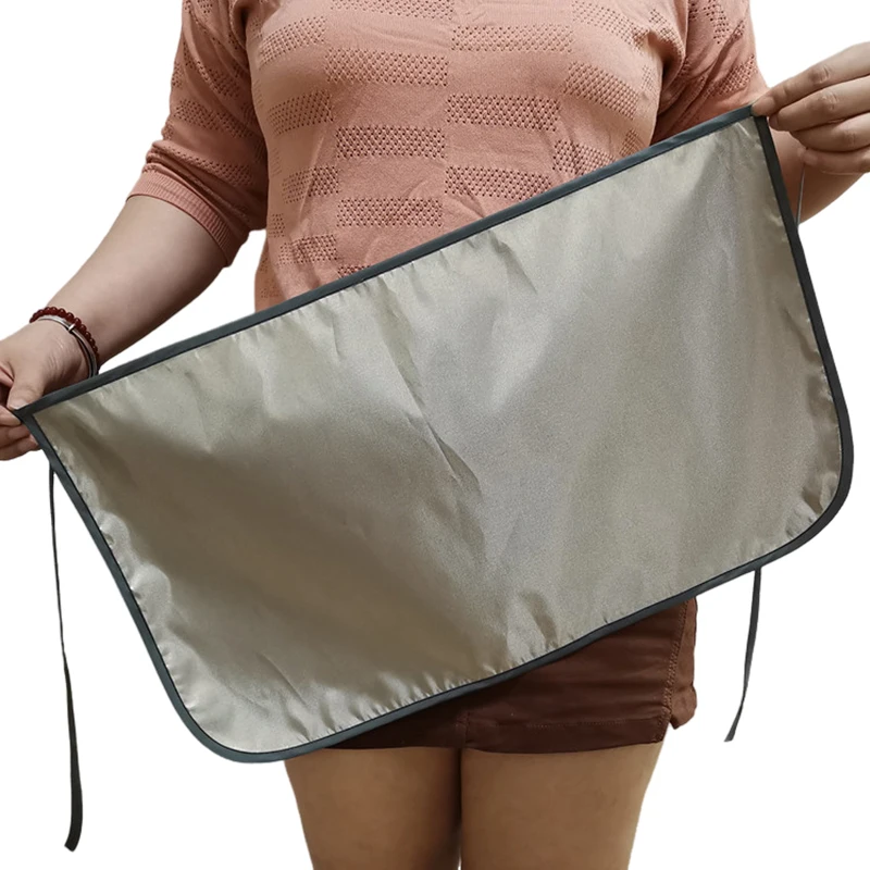 EMF RF Shielding Anti-Radiation Silver Fiber Protection Fabric – Maternity Abdominal Apron