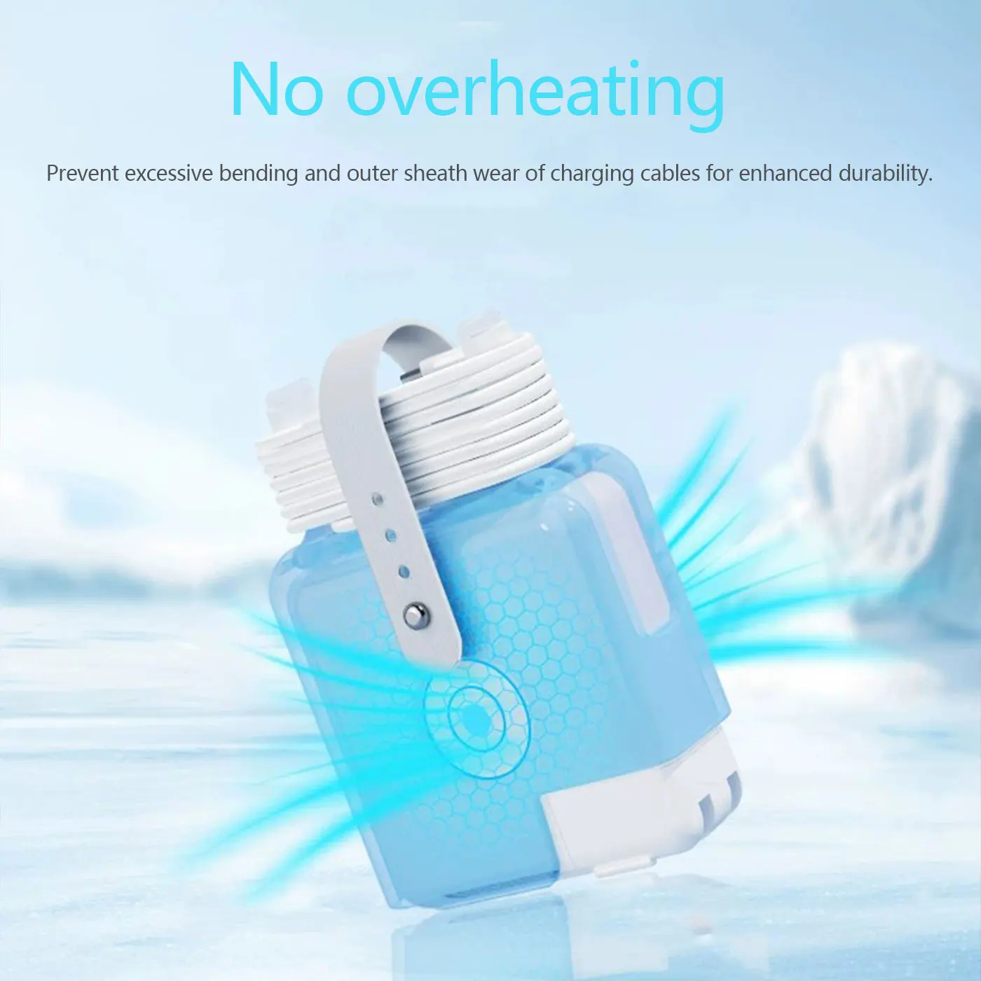 Durable Protective Case for Charger with Power Storage Winding