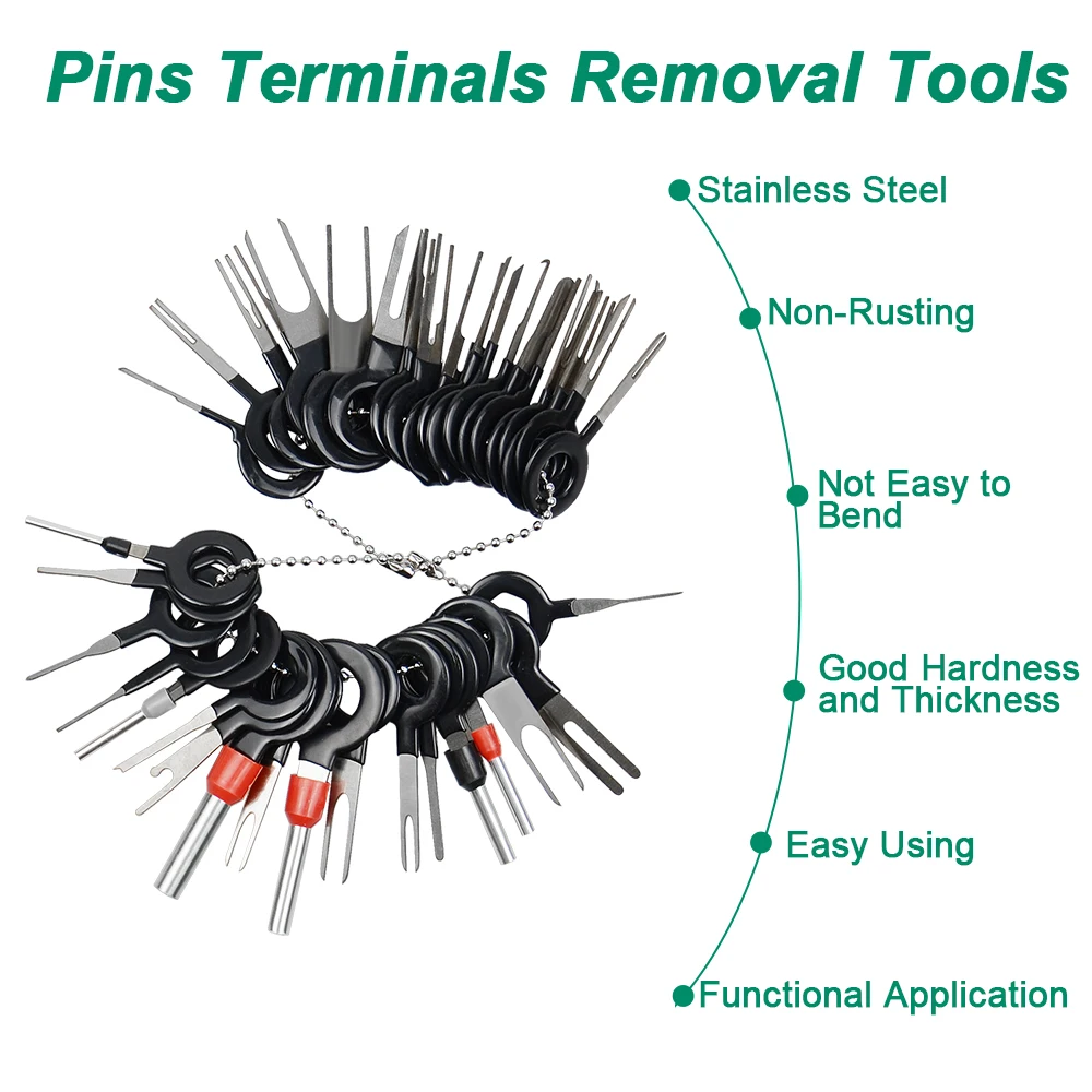 Terminal Removal Kit 41/26pcs Car Terminal Removal Kit Wire Plug Connector Extractor Tools