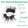 Car Terminal Removal Wire Plug Connector Electrical Wiring Crimp Kit Wires Pin Extractor Automotive Tool Set Disassembly 6