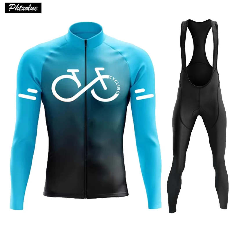 Long Sleeve Cycling Jerseys Set Men Bike Clothing Autumn Breathable Bicycle Mountain Clothes suit Maillot Ropa Ciclismo