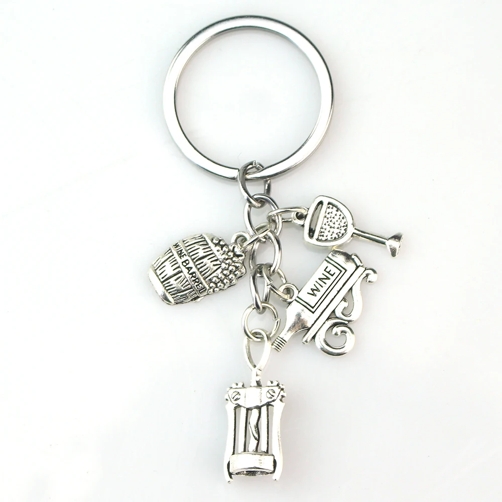 Handmade Musical Instrument Keychain - Piano & Guitar Notes Jewelry Gift