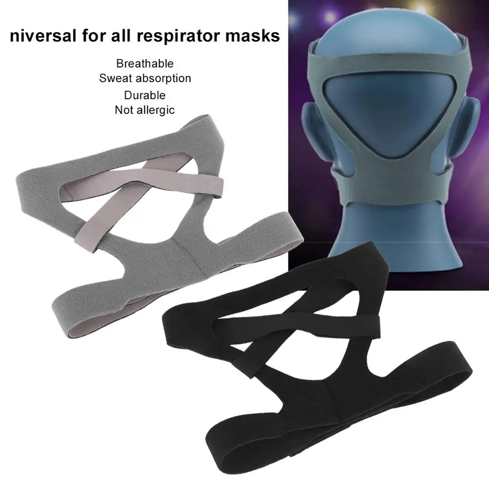 

1 Pcs Elastic Anti-snoring Headband Washable Respirator Mask Head Belt Breathable Universal Nasal Mask Face Masks Straps Medical