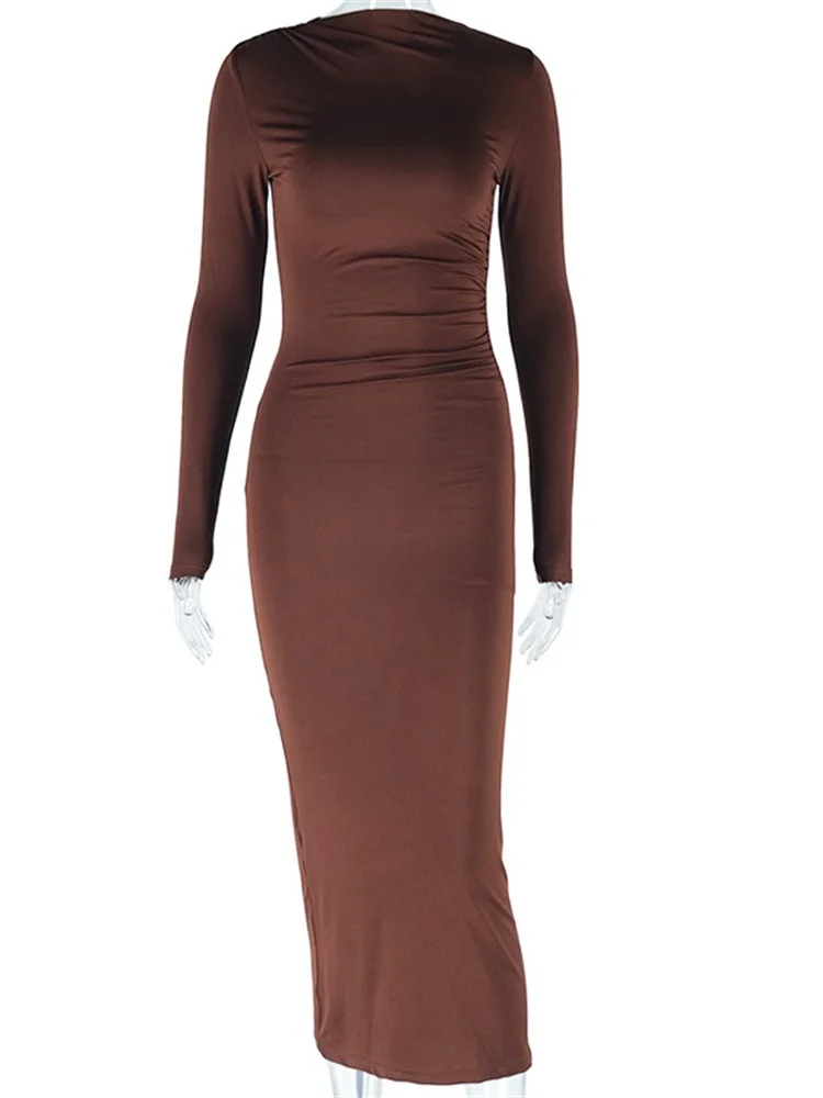 Wmstar Dresses for Women Party Sexy  Bodycon Stretch Maxi Dresses Sweet Draped Summer Clothes Wholesale Dropshipping New Style