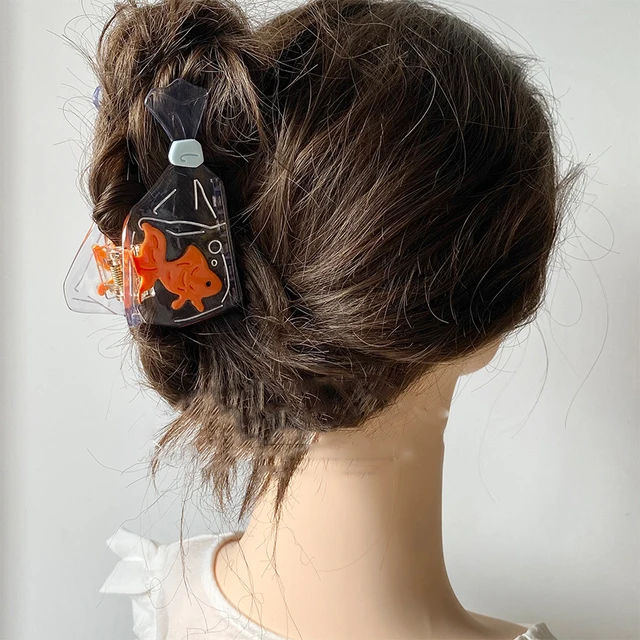 410】金魚模様のヘアクリップ 【公式通販】