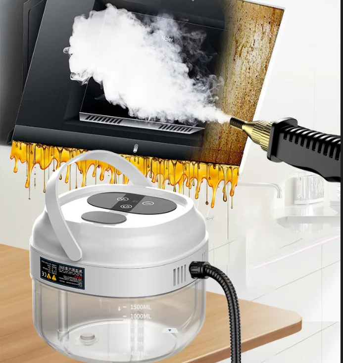 

X1.5L intelligent high temperature steam cleaning machine can drain the bottom of the oven range hood cleaning and humidifying