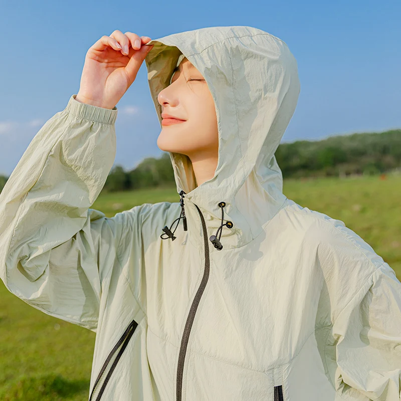 CHRLCK 남성 여성 하이킹 재킷 UPF100 + 캠핑 트레킹 낚시 태양 보호..