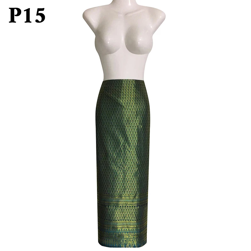 Malaysia Thailand National Long Skirt Sarong Dai Tube Skirt Southeast Asia Traditional Costume Lady Performance Folk Dance thai style skirt