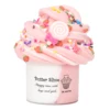 70ml DIY Fluffy Bicolor Slime Butter Slime Kit with Lollipop & Ice Cream Charms - Fun Christmas Gift Party Favor for Boys Girls 3