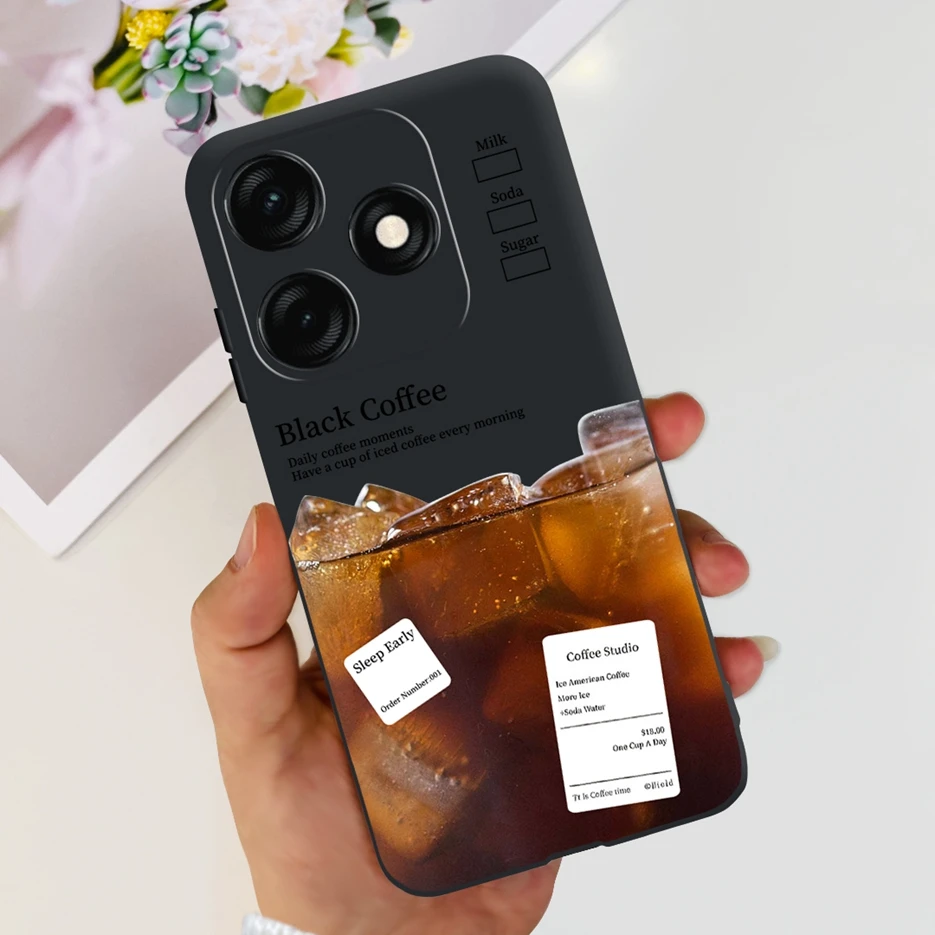 Stylish Shockproof Painted Phone Case with Soft Bumper
