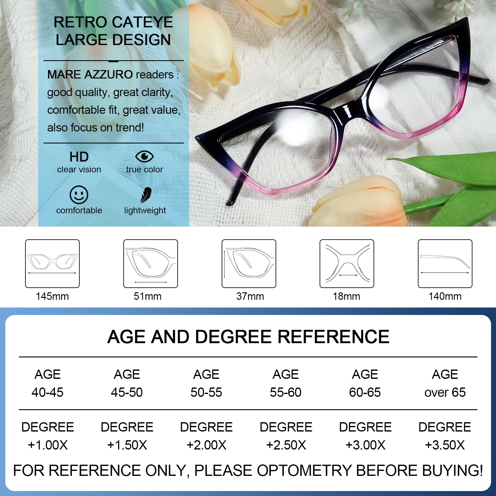  Gafas de sol polarizadas para lectura para mujer, lentes de  lectura para mujeres, lectores de aumento de presbicia, no bifocales,  Negro, 0x : Salud y Hogar