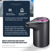 Pompe à eau électrique, distributeur d'eau purifié en bouteille domestique intelligent automatique, chargement USB, pompe à eau sans fil 5