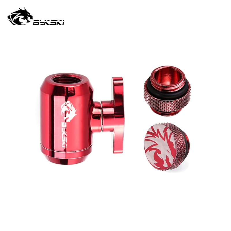 Bykski Kit Interruptor de Válvula de Água Dupla Fêmea g1 Thread Rosca para Computador Sistema Refrigerador Interruptor Mais Plugue Macho para Macho Encaixe - Imagem 6