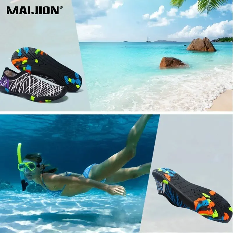 Men Women Aqua Shoes water shoes aqua shoes Sneakers Quick Dry Swimming Footwear Unisex Outdoor Breathable Upstream Beach Shoes