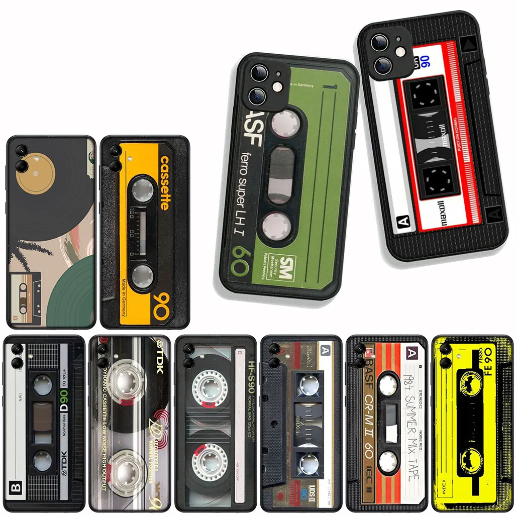 Retro Cassette Tape Music Phone Case Cover