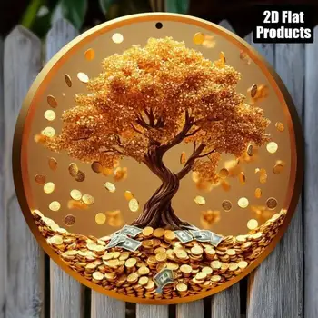 Vintage Tree Metal Sign 1