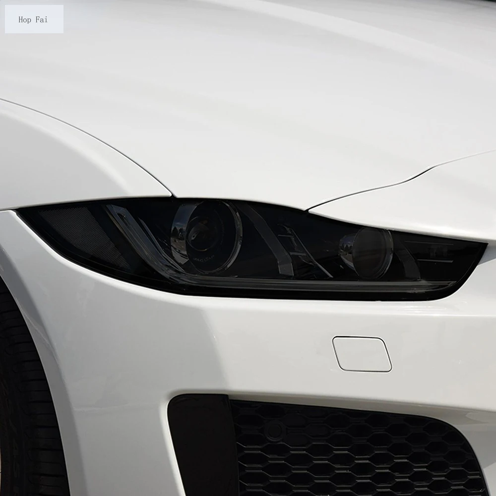 

Car Headlight Protective Film Headlamp Transparent Black TPU Sticker For Jaguar e-pace f-pace f-type i-pace xe xj Accessories