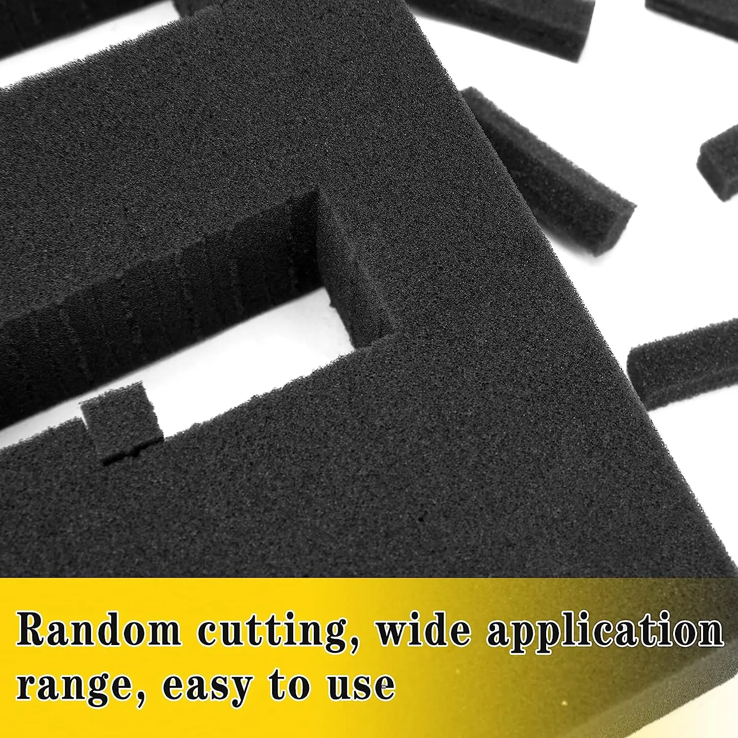 4PCS Pick and Pluck Pre Cubed Foam 16x12x2in 도구 인터록 박스 카메라 보관용 Pre Cutted 케이스 폼 패드