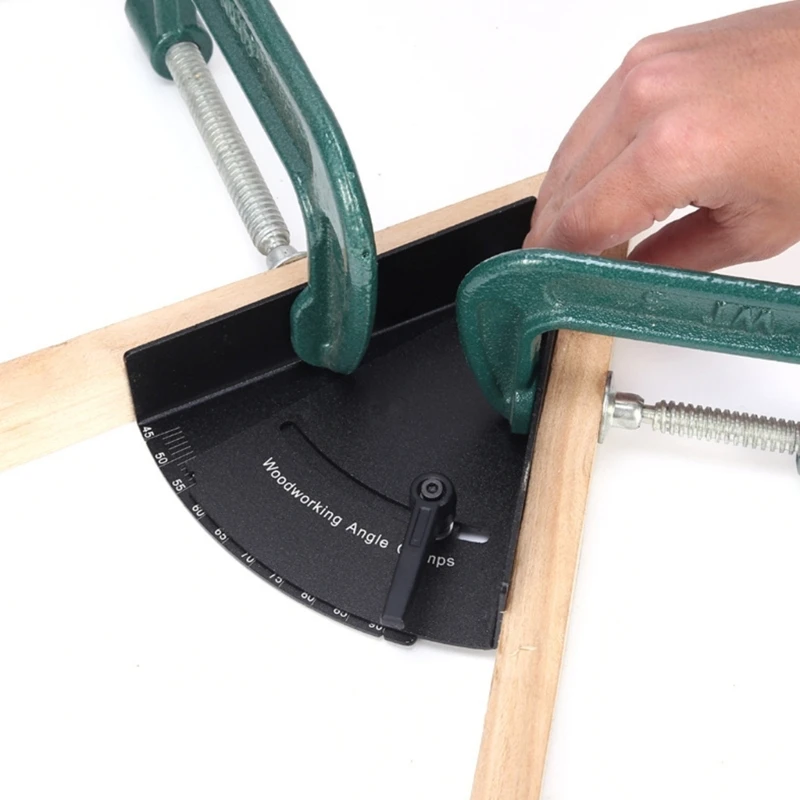 45/90/180 Degree Variable Angle Fixture High Hardness Corner Clamps Woodworking Angle Clamp Fixer for Carpenter Making