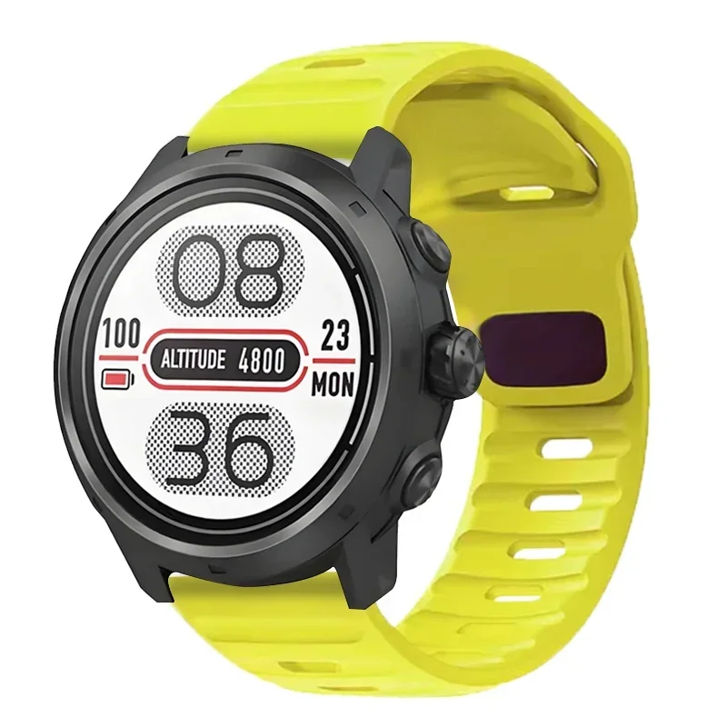 Sport Silicone Wristband Bracelet, 20mm/22mm Strap