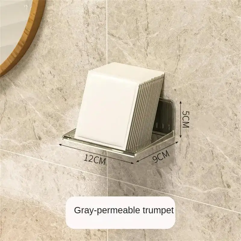 Bathroom Organizer Wall Shelf Home Storage Rack Vanity Table Skin Care Cosmetic cotton Display Punch-Free Storage Holder Shelves 5