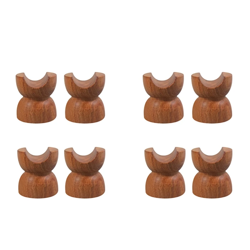 8Pcs Hifi Audio Wood Audio Insulation Wire Bracket Line Support Speaker Cable Stand Holder Cable Absorber Foot Pad