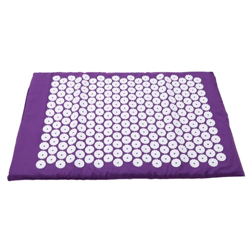 Massager Yoga Mat Cushion acupressure Massage Mat Spike Fitness yoga Pilates Relieve Stress Back Pain Applicator kuznetsov