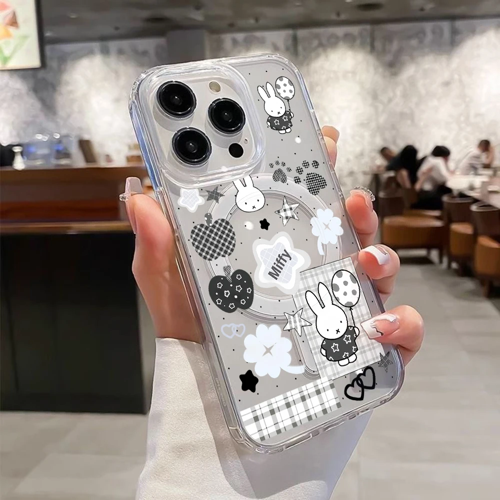 White Rabbit M-Miffies Magnetic Phone Case