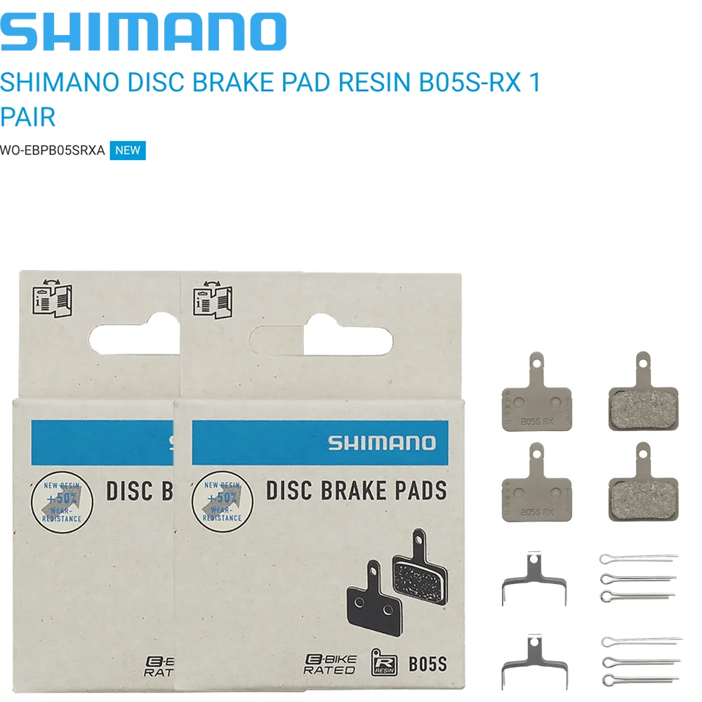 Shimano Pastiglie Freno A Disco Resina B05S G05A 2 Paia Mtb Accessori Per Bici Da Strada Parti Di Biciclette Da Montagna Possono Essere Utilizzate Sul