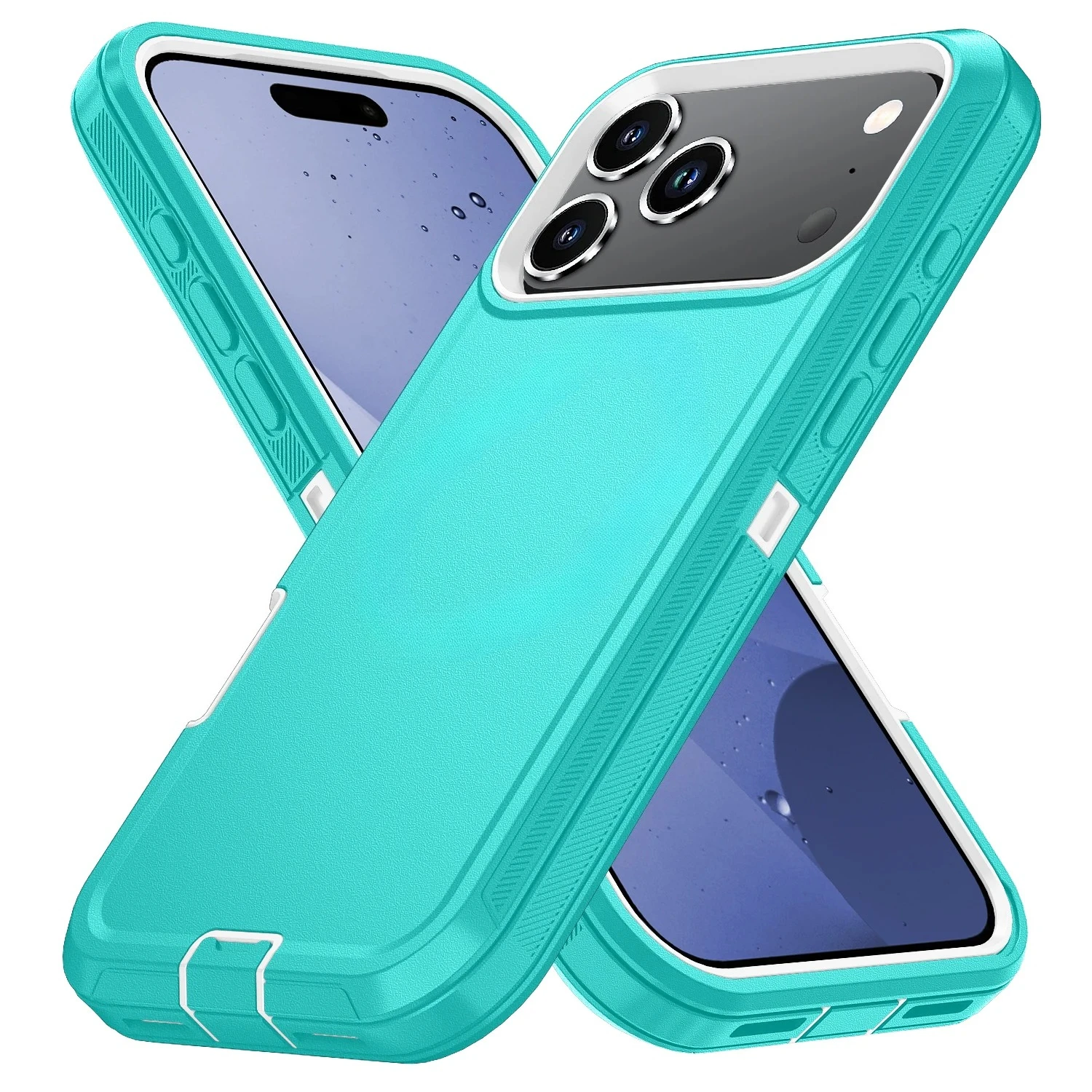 Heavy Duty Rugged Shockproof Protective Phone Case with Clip