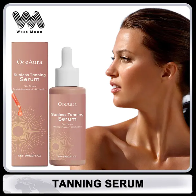Self Tanner Water Serum for Face Body Skin Natural Sunless Outdoor Accelerator Prevent Dryness Natural Tanning Boosting Essence 1
