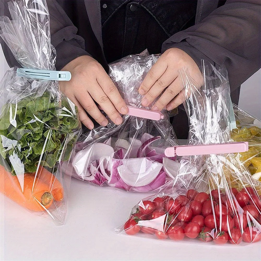 Sealing Clip Bag 30pcs/pack Plastic Bag Sealing Clips Snack Plastic Clip 4.7 Inches& 6 Inches
