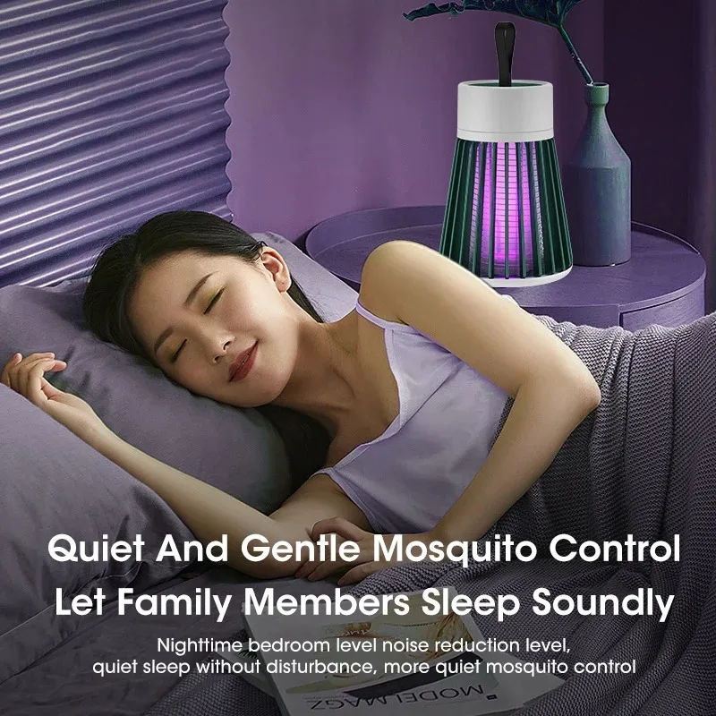Electric Shock Mosquito Killer Lamp USB Fly Trap