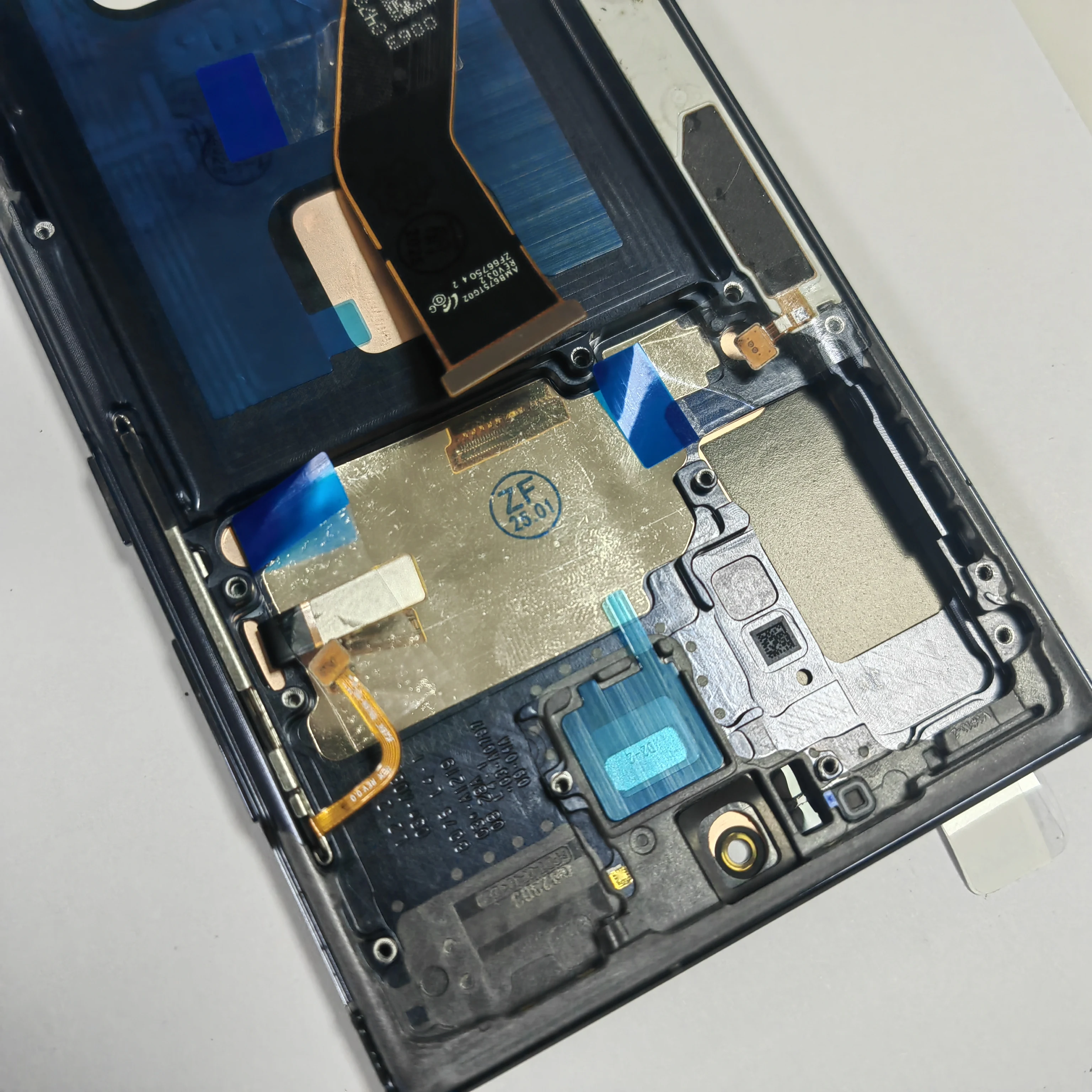 삼성 갤럭시 노트10 플러스용 OLED AMOLED 디스플레이 블랙 터치 패널 스크린 교체