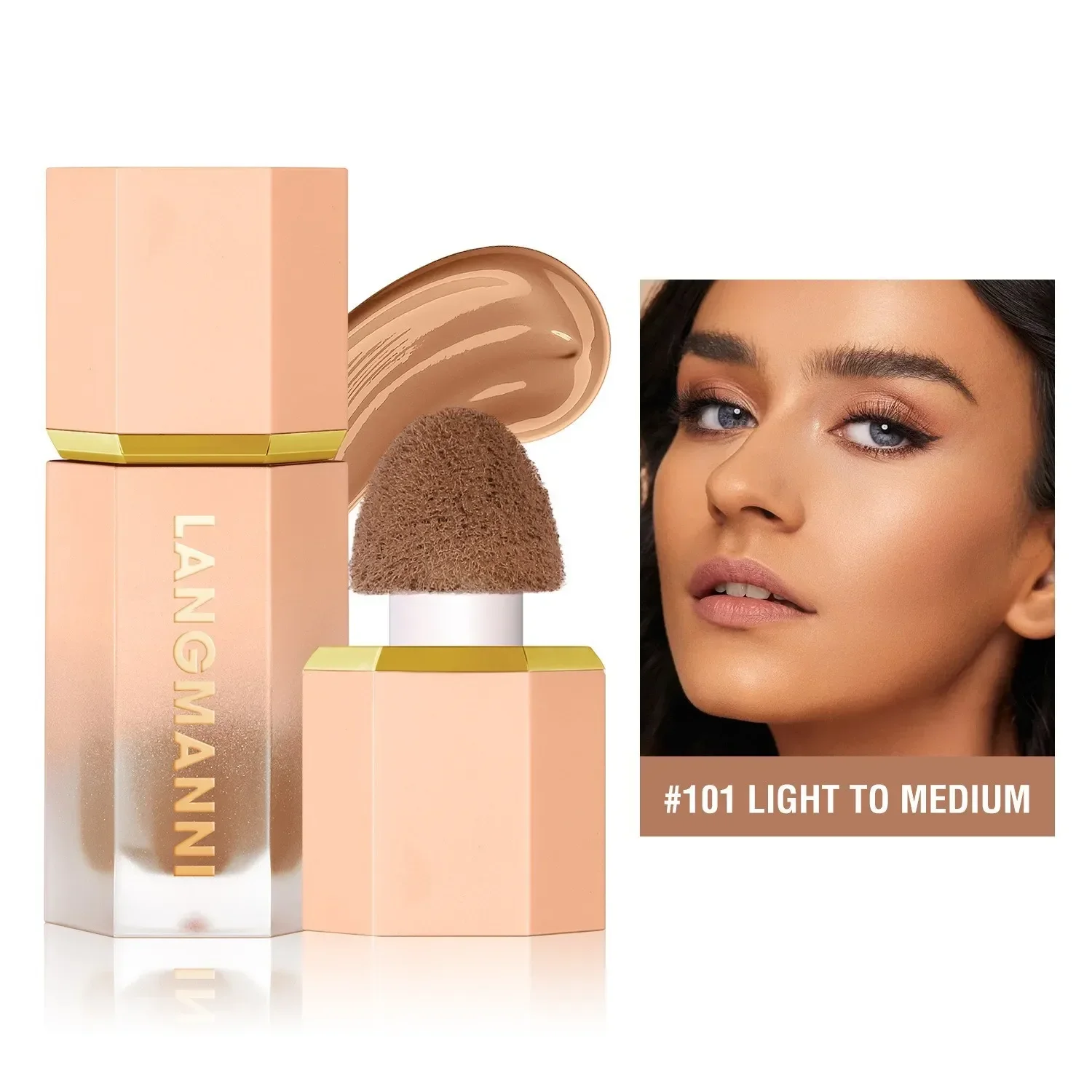 Description Picture 3 of itemLiquid Contour Stick Natural Matte Highlighters Nose Shadow Cream Lasting Contouring Brighten Highlighter Face Makeup Cosmetics