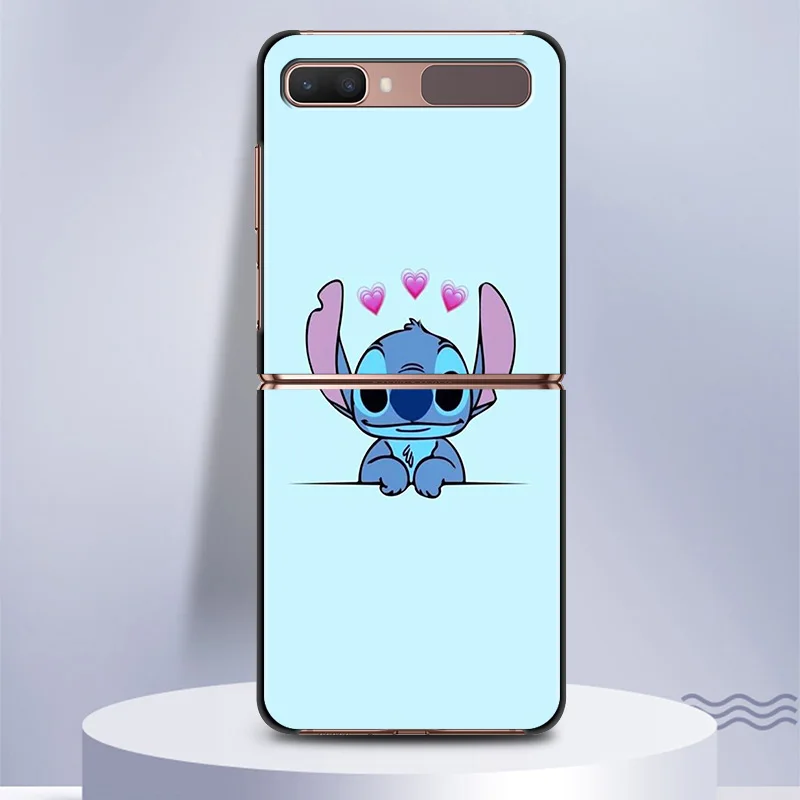 Shockproof fashion mobile hard shell Cover ilo Stitch For Samsung Galaxy Z Flip 3 5G Black Fundas Phone Case z flip3 cover