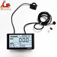 Afficheur LCD SW900, 24V, 36V, 48V, 52V, 60V, 72V, connecteur SM 5PIN+2PIN pour protocole de communication UART n°2, scooter électrique 3
