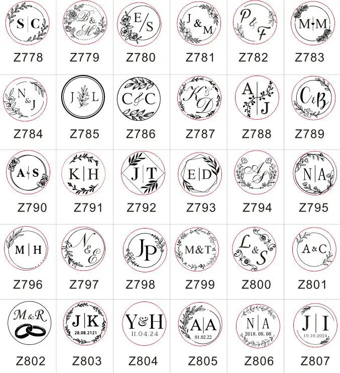 DIY customize double Name 2 initials personalized Letter stamp Sealing Wax wedding Wax Seal Stamp invitations envelop name stamp set wax seal stamp name stamp rubber stamp kit metal stamps self inking stamp brass stamp heating stamping embosser embossing stamp heating stamp rubber stamp