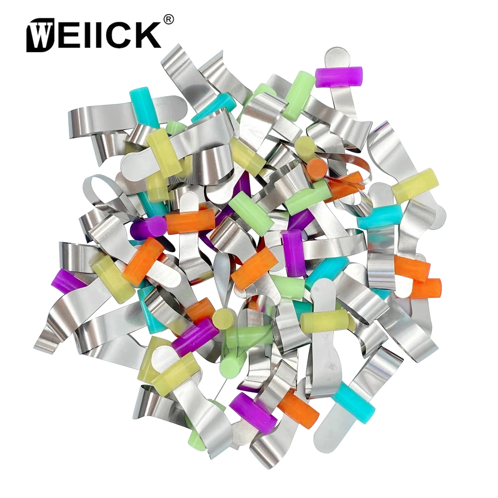 

WellCK Dental Forming Sheet Orthodontic Sectional Contoured Metal Matrices Polyester Dentistry Matrix Material Dentist Accessory