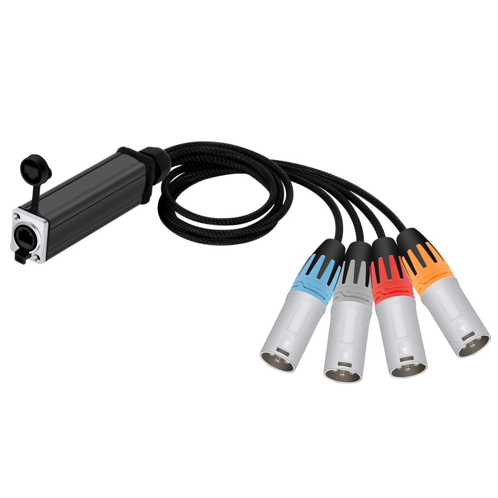 4 pinos xlr macho conector fêmea do