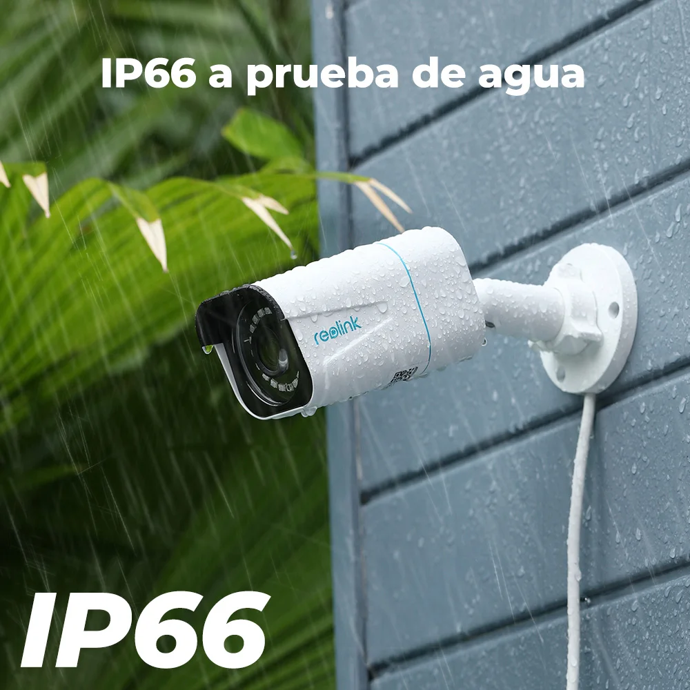 Reolink-cámara de seguridad IP reacondicionada para el hogar, dispositivo  de vigilancia con detección de personas y coches, WiFi, 2,4G/5Ghz, Onvif,  IP66 - AliExpress