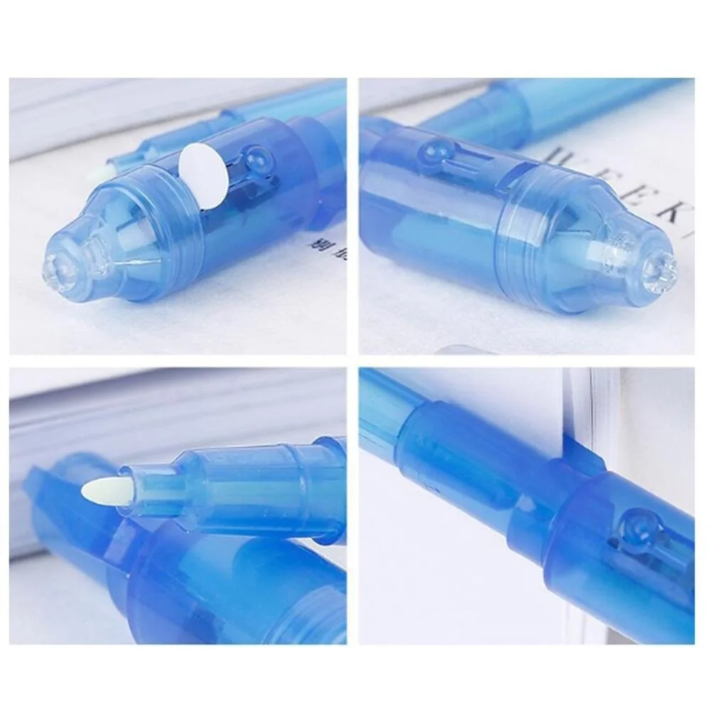 Invisible Ink Pen 24 PCS Spy Pen with UV Light Magic Marker for Secret Message Treasure Box Prizes Kids Party Favors Toys Gift magic pen invisible ink pen magic light pen