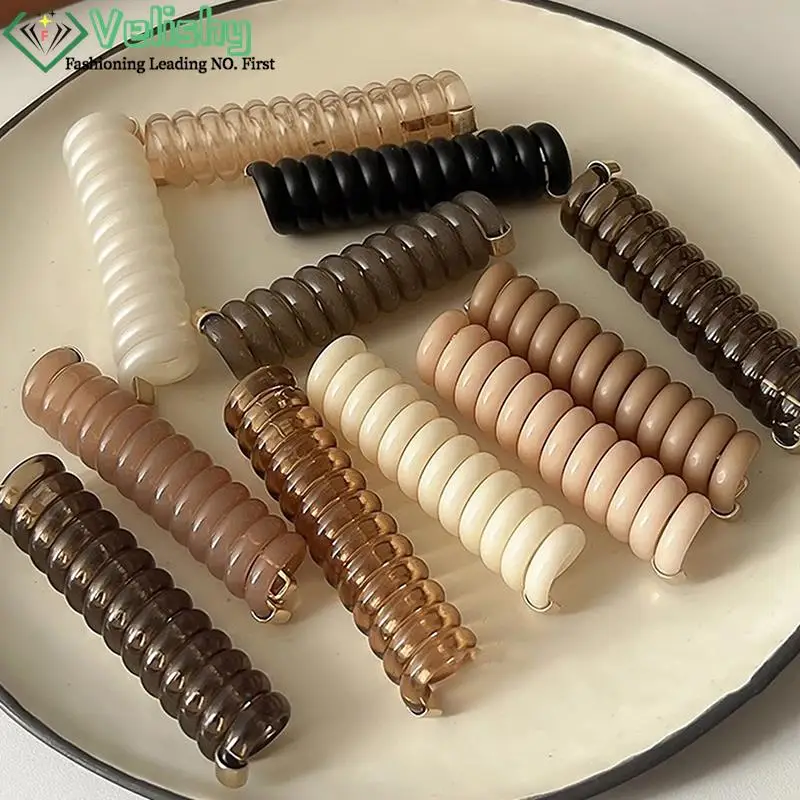 

Ponytail Elastic Hair Bands Rubber Hair Ties Bundle Scrunchies Telephone Wire Hair Accessories Fashion Hairbands Women Headband