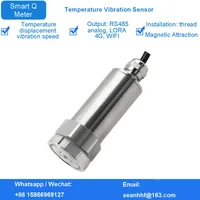 Temperature vibration sensor motor fan pump vibration three-axis displacement velocity integrated monitoring transmitter 2