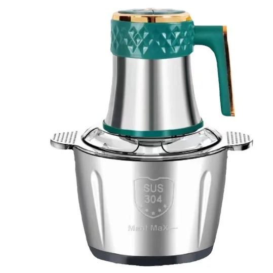 Stainless Steel Electric Meat Grinder 5 Speed Home Kitchen Food Processor Garlic Chopper Vegetable Mincer 2