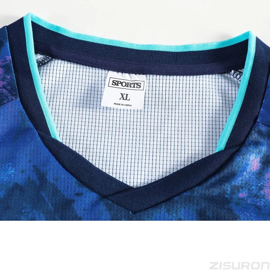 Text CHINA Wang C.Q. Dragon Championship Table Tennis long sleeved shirts for Men Women Children ping pong tshirt