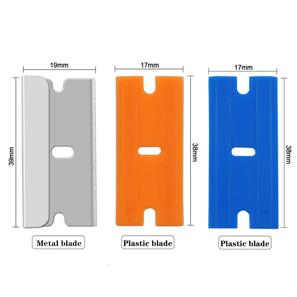 Multi-purpose Mini Razor Scraper Blade Car Sticker Window Tint Decal Paint Remover Film Glue Squeegee Cleaner Removing Tool